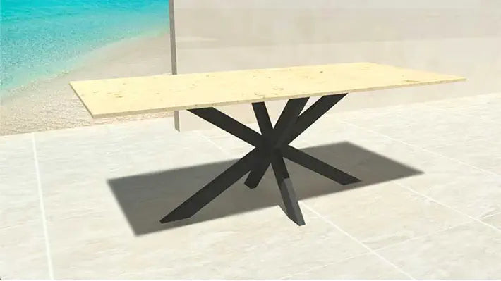 Wetterfester Gartentisch Lumu