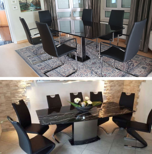 Esstisch in Bootsform