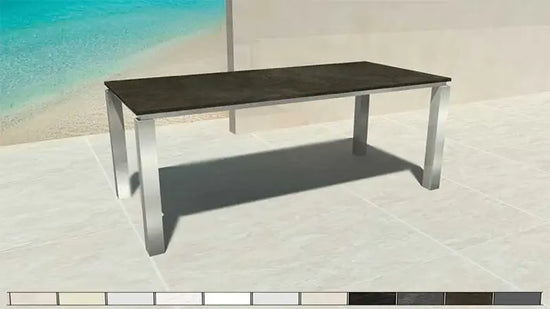 Esstisch mit  Kermikplatte