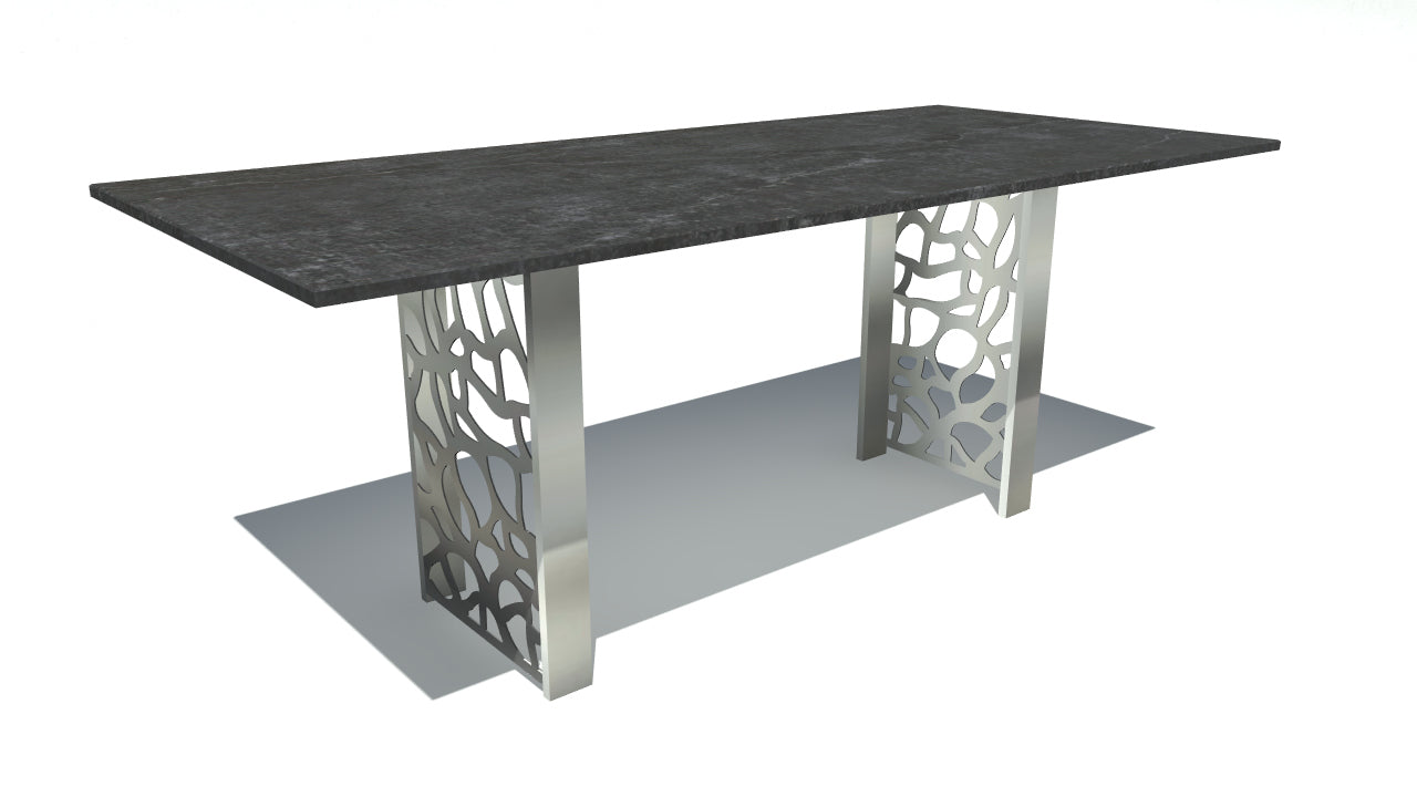 "Gartentisch mit Keramikplatte"