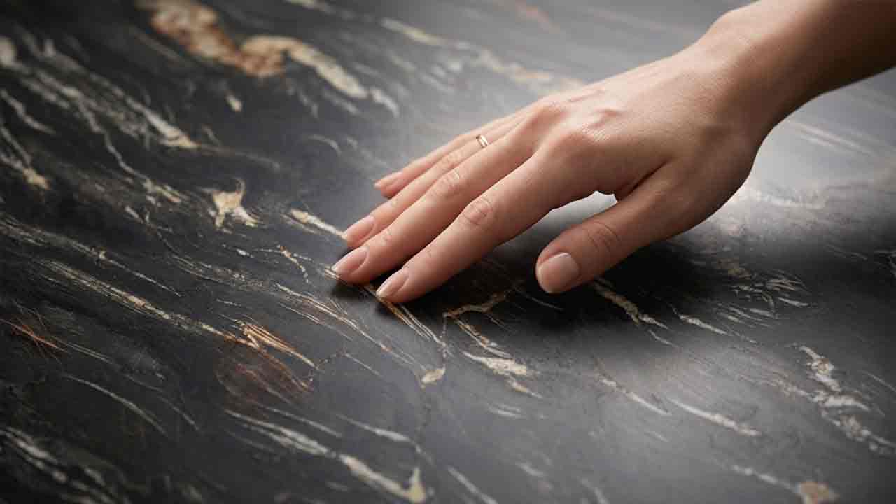 Satinierte (matte) Oberfläche  | Tischplatten Detail