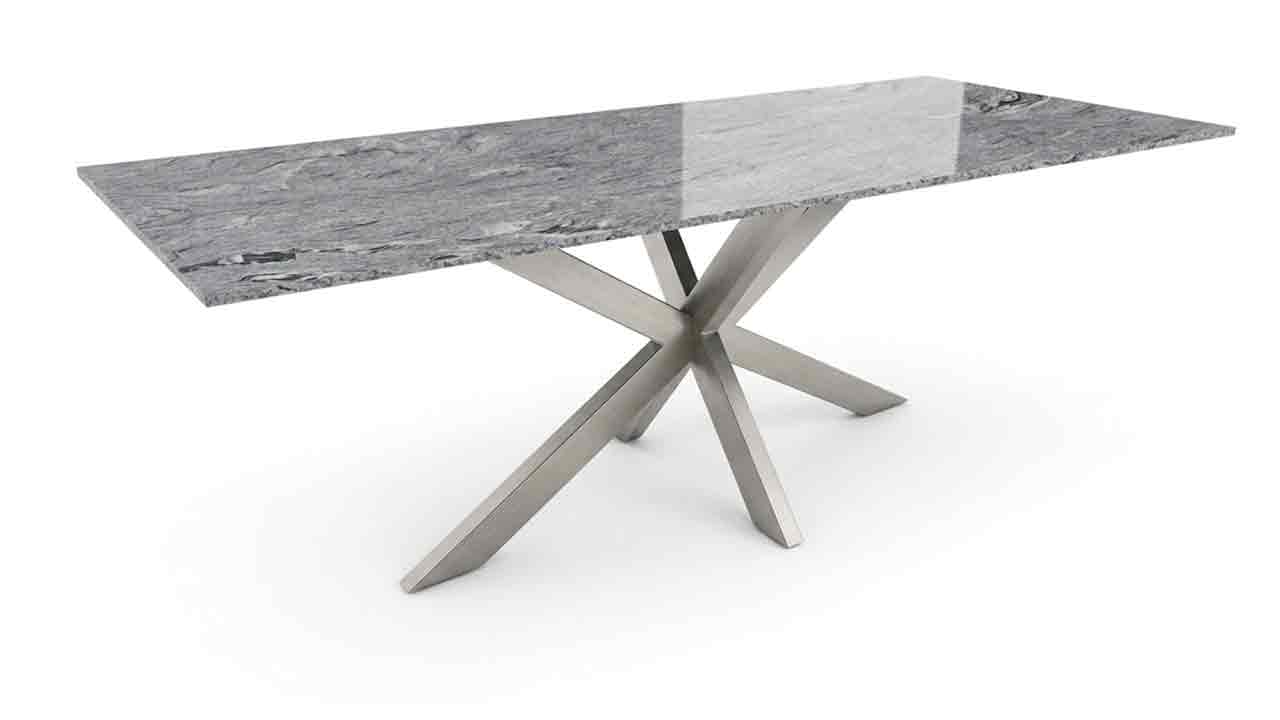 Gartentisch mit Granitplatte Wetterhart und Pflegeleicht