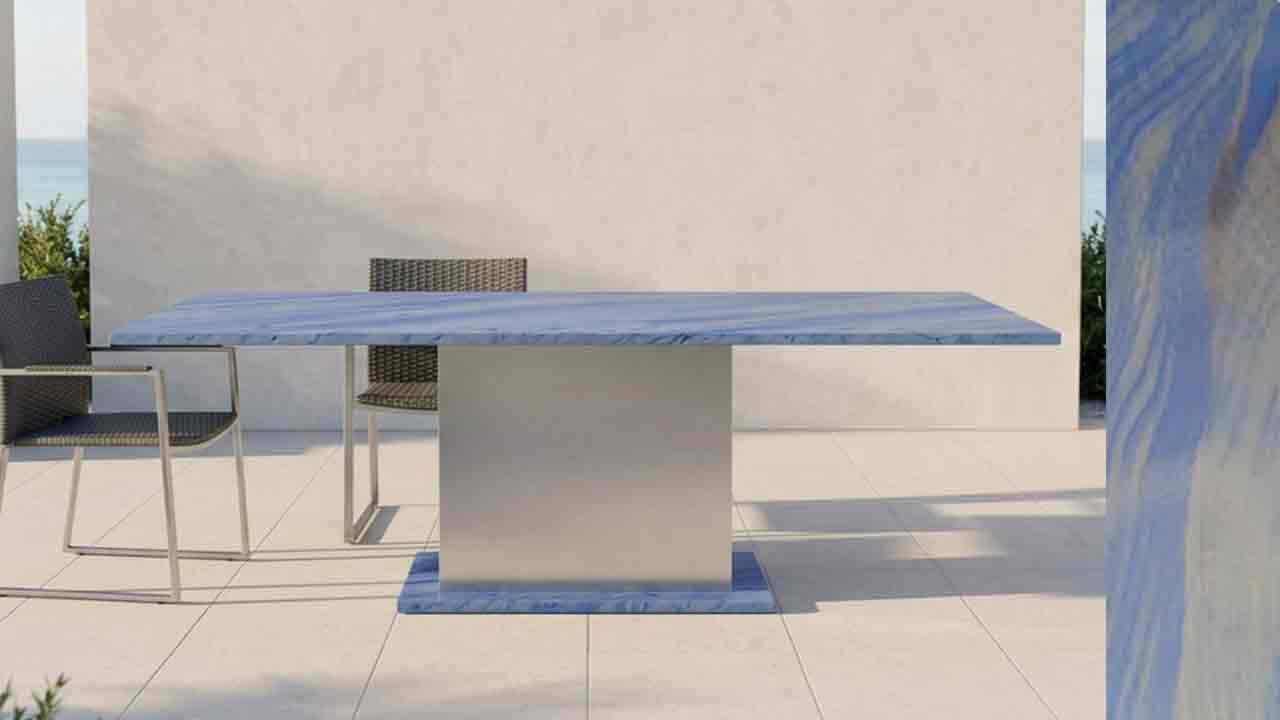 Luxus Gartentisch Granit