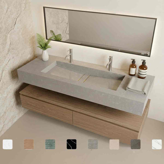 Design-Waschtisch Reflection Pablenou aus Silestone antibakteriell online konfigurieren
