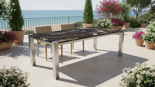 Gartentisch Aruba mit Granitplatte