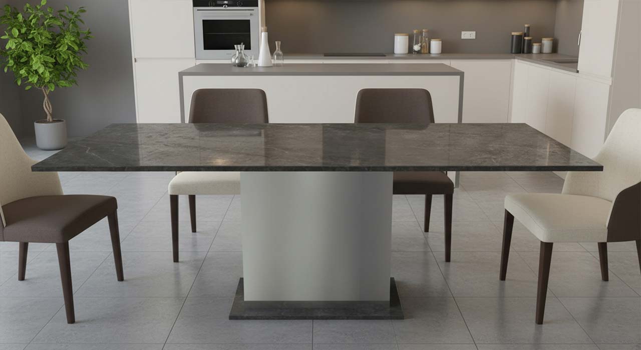 Kitts mit Dekton Keramik Laos in Schwarz grau - Preise online