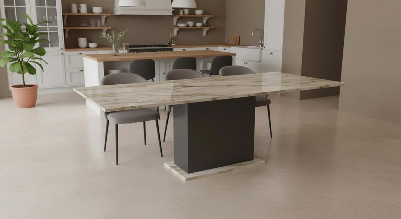 Esstisch Kitts mit Taj Mahal im Landhausstil