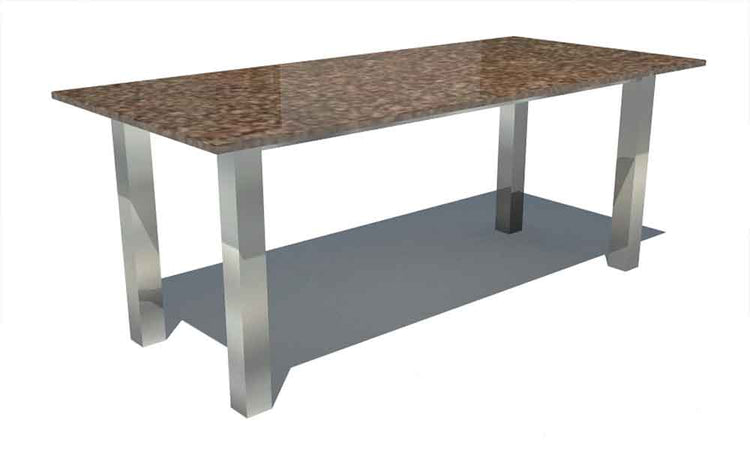Esstisch mit Granitplatte